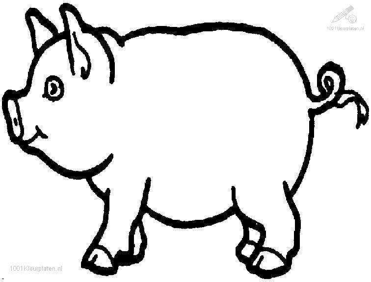 Un cochon joyeux dans un décor champêtre