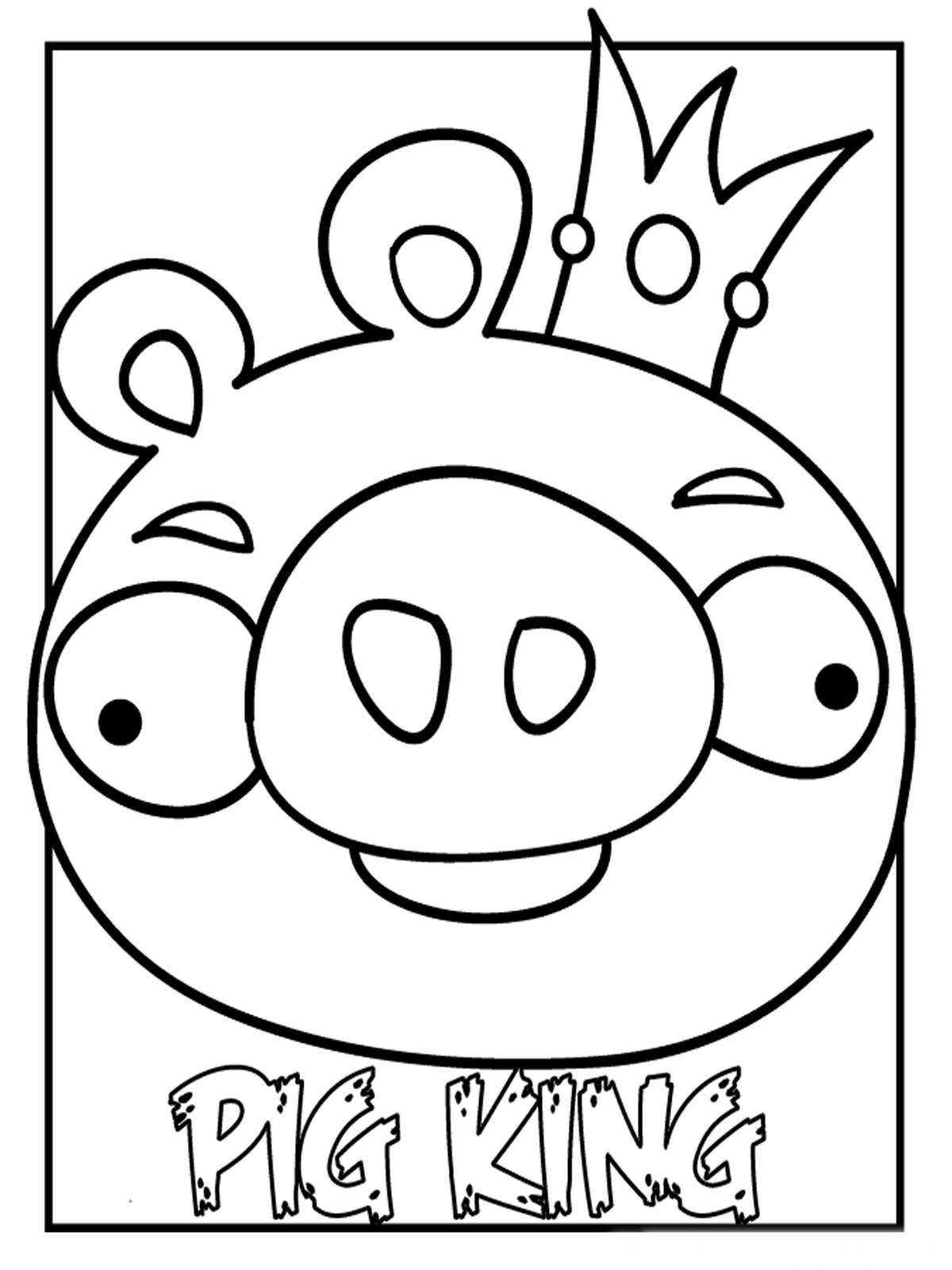 Coloriage d'un cochon jouant dans un champ Coloriage d'un cochon jouant dans un champ