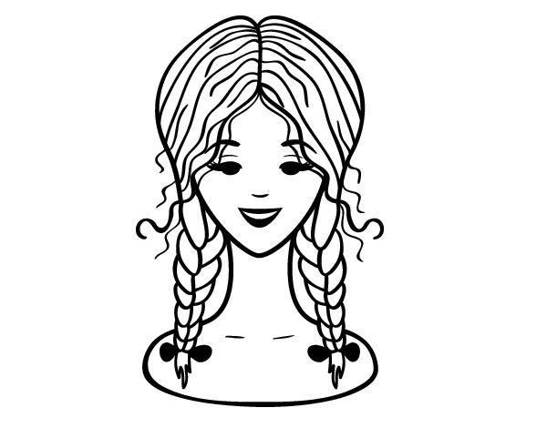 Coloriage d'un coiffeur et d'une coiffeuse au salon