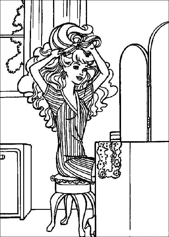 Coloriage Coiffeur / Coiffeuse #30858 à imprimer Coloriage Coiffeur / Coiffeuse #30858 à imprimer