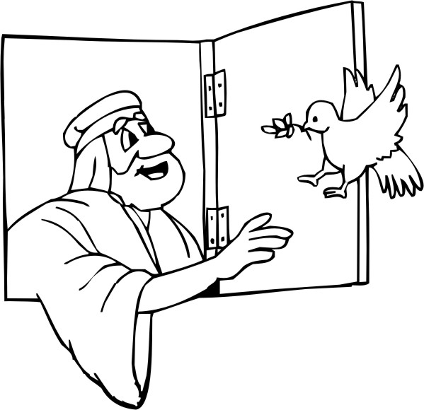 Coloriage d'une colombe en plein vol avec des détails floraux