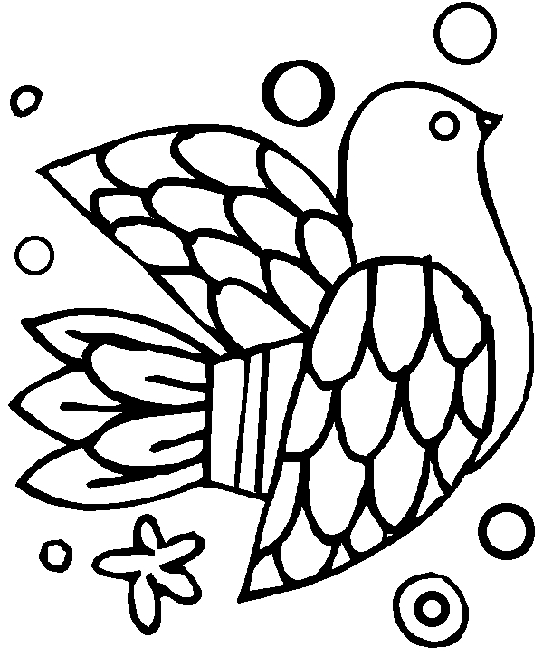 Coloriage Colombe #4080 à imprimer Coloriage Colombe #4080 à imprimer