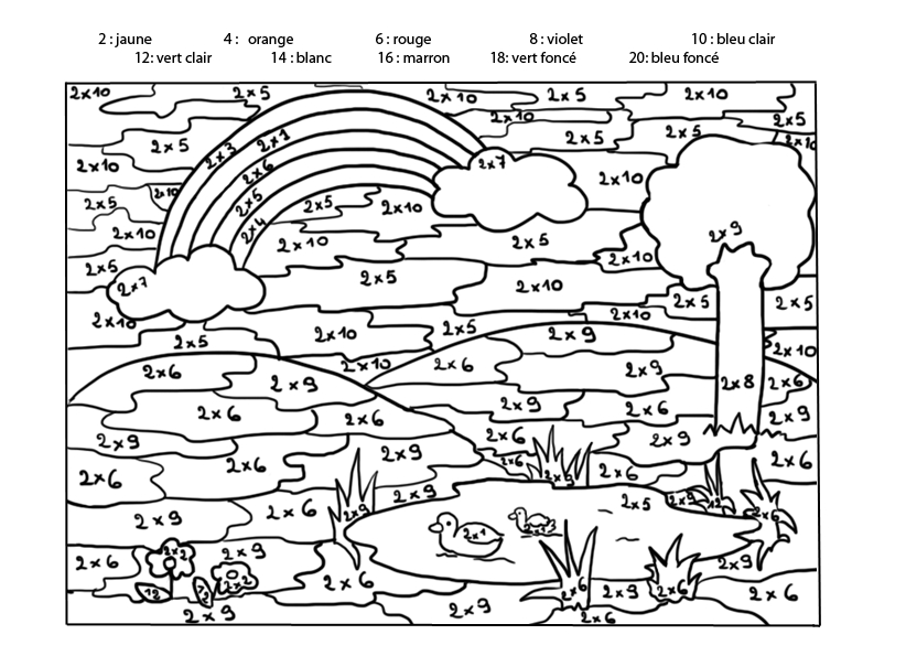 Un coloriage de paysage montagneux avec un petit chalet