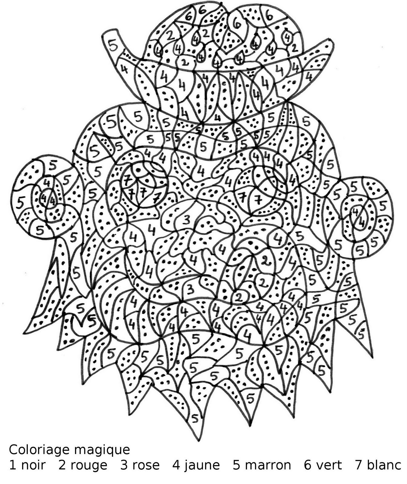 Un coloriage magique de paysages naturels avec des animaux