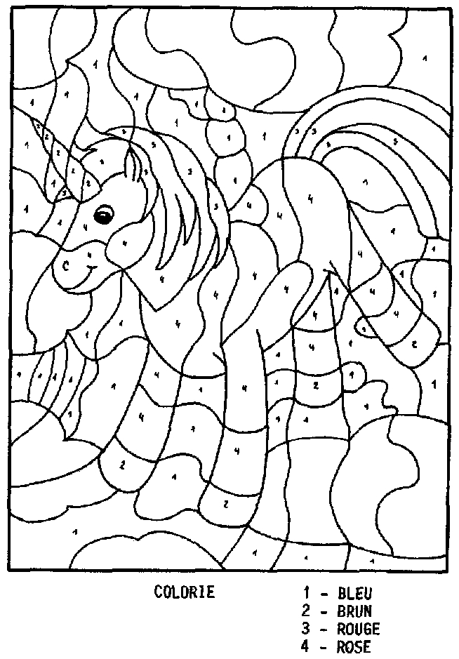 Un coloriage magique avec un dragon et un château dans un paysage fantastique