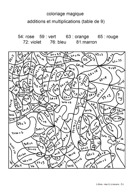 Un coloriage magique avec un éléphant et des motifs floraux