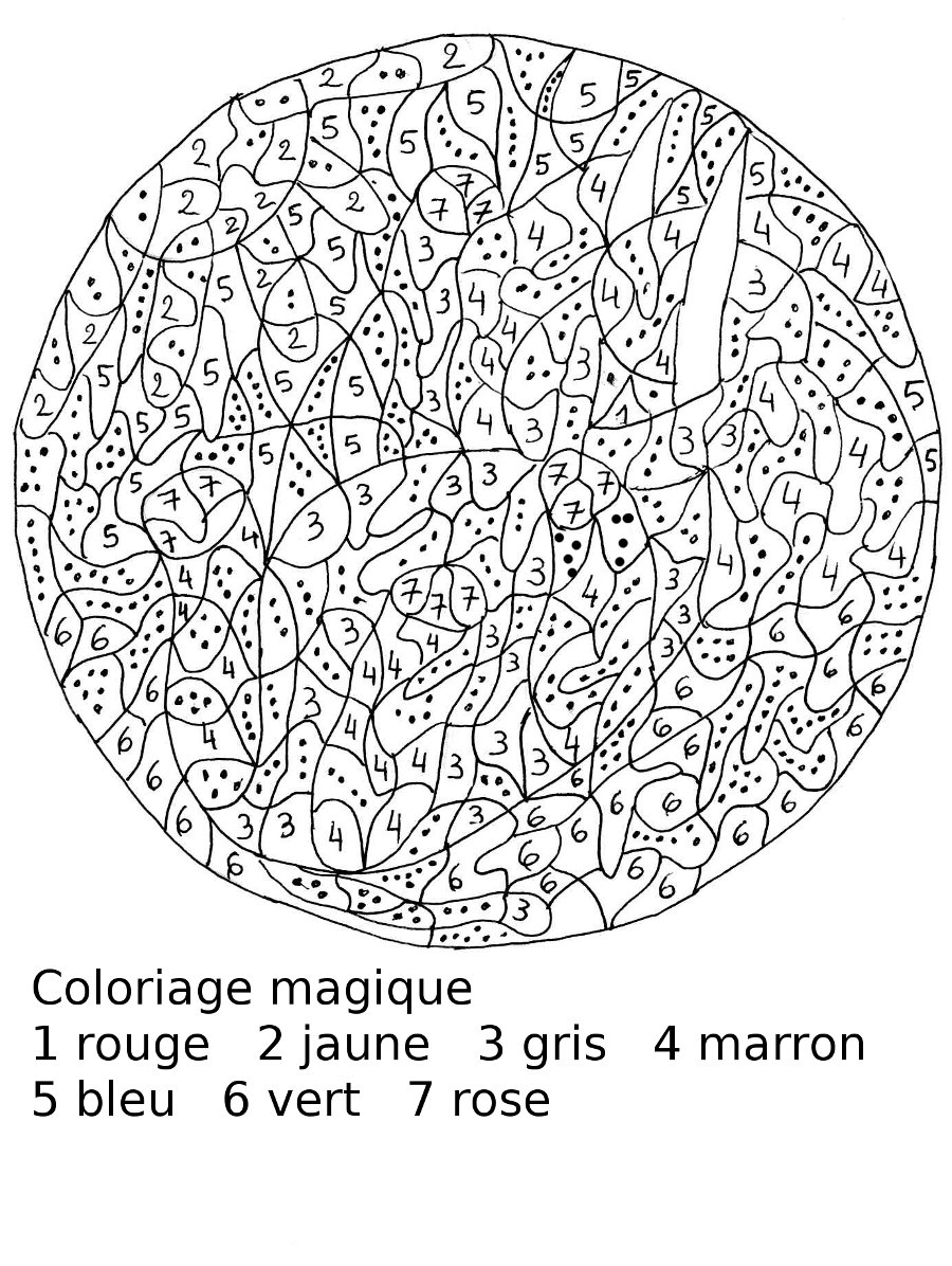Coloriage d'un paysage marin avec des poissons et des algues