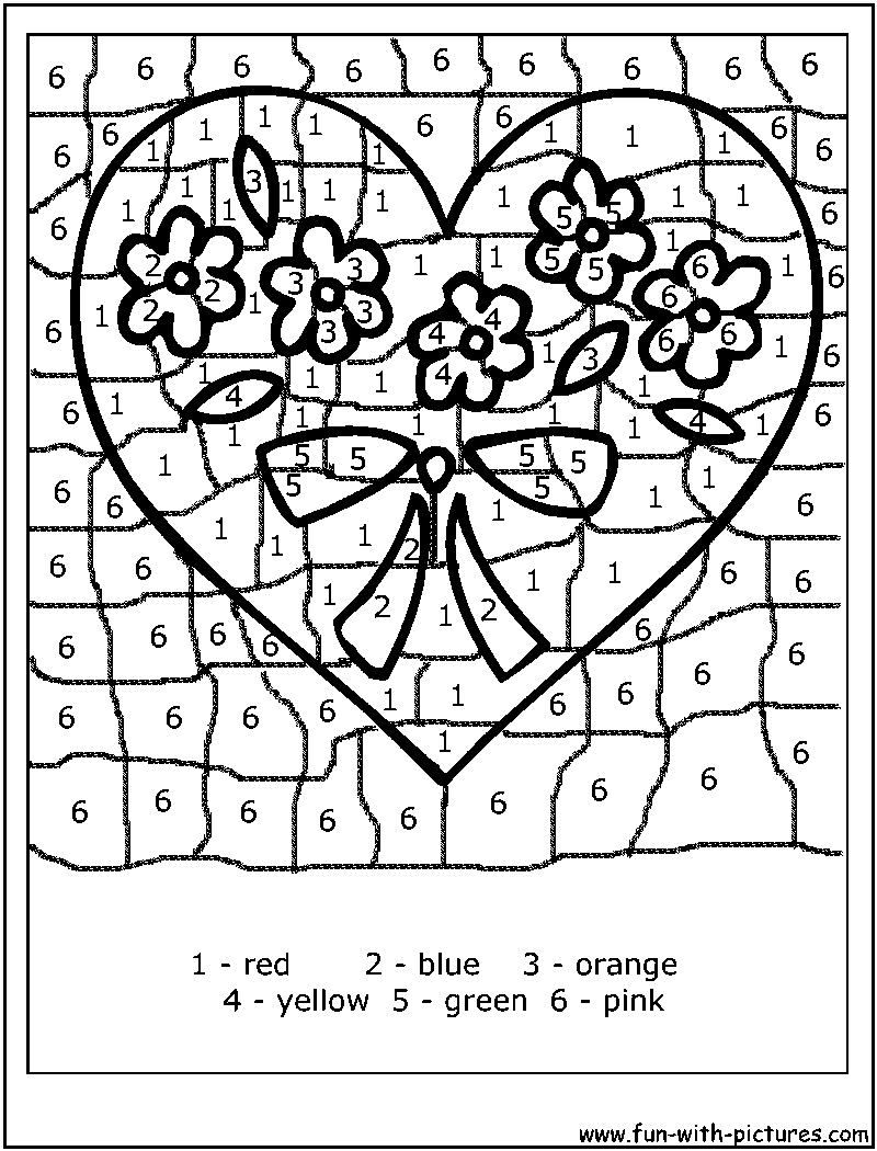 Un coloriage magique avec des formes géométriques colorées