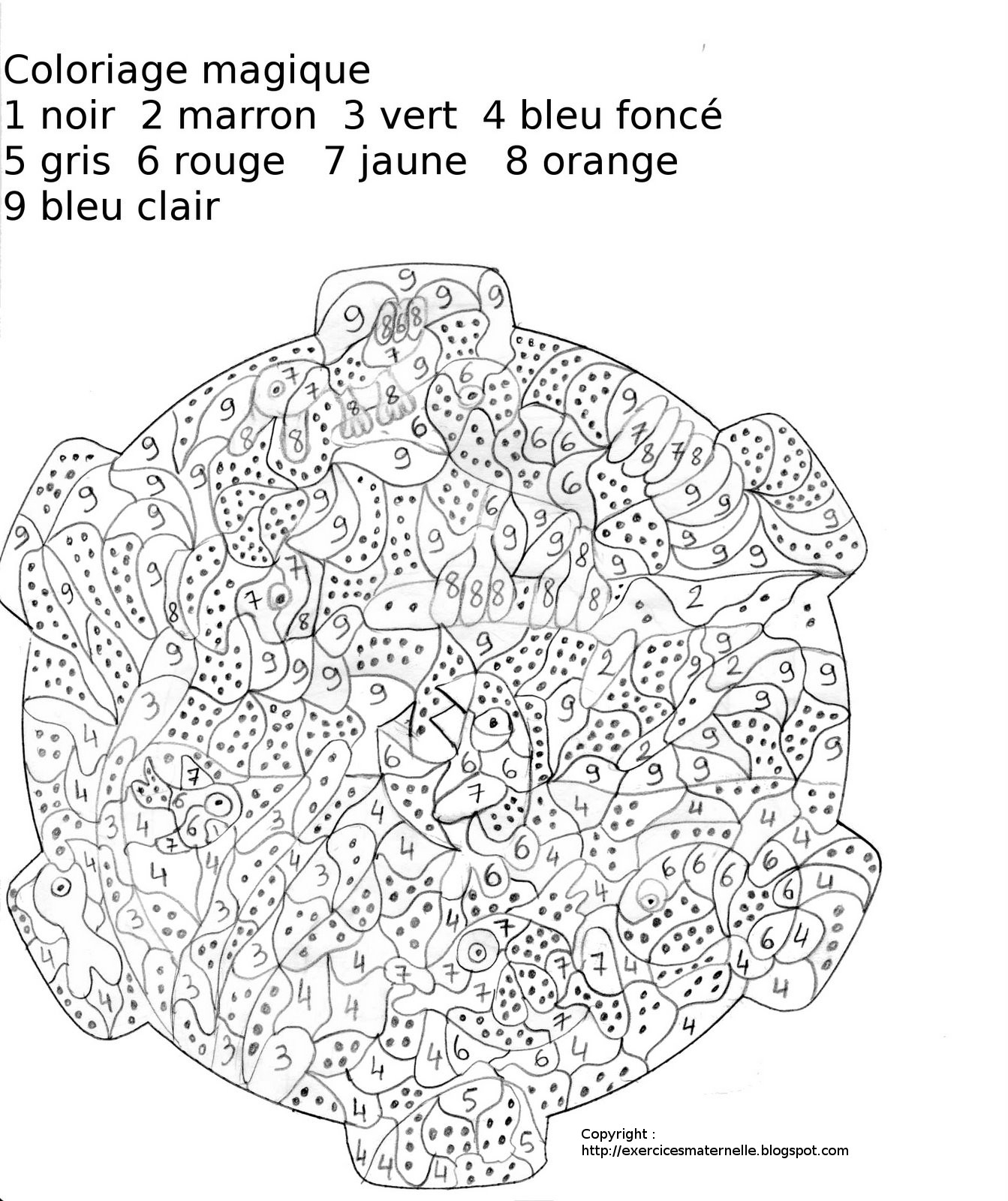 Coloriage d'un jardin floral avec un papillon et une libellule