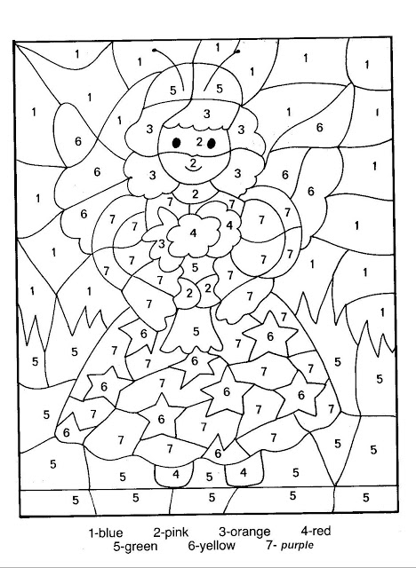 Un coloriage magique avec des formes géométriques et des motifs variés