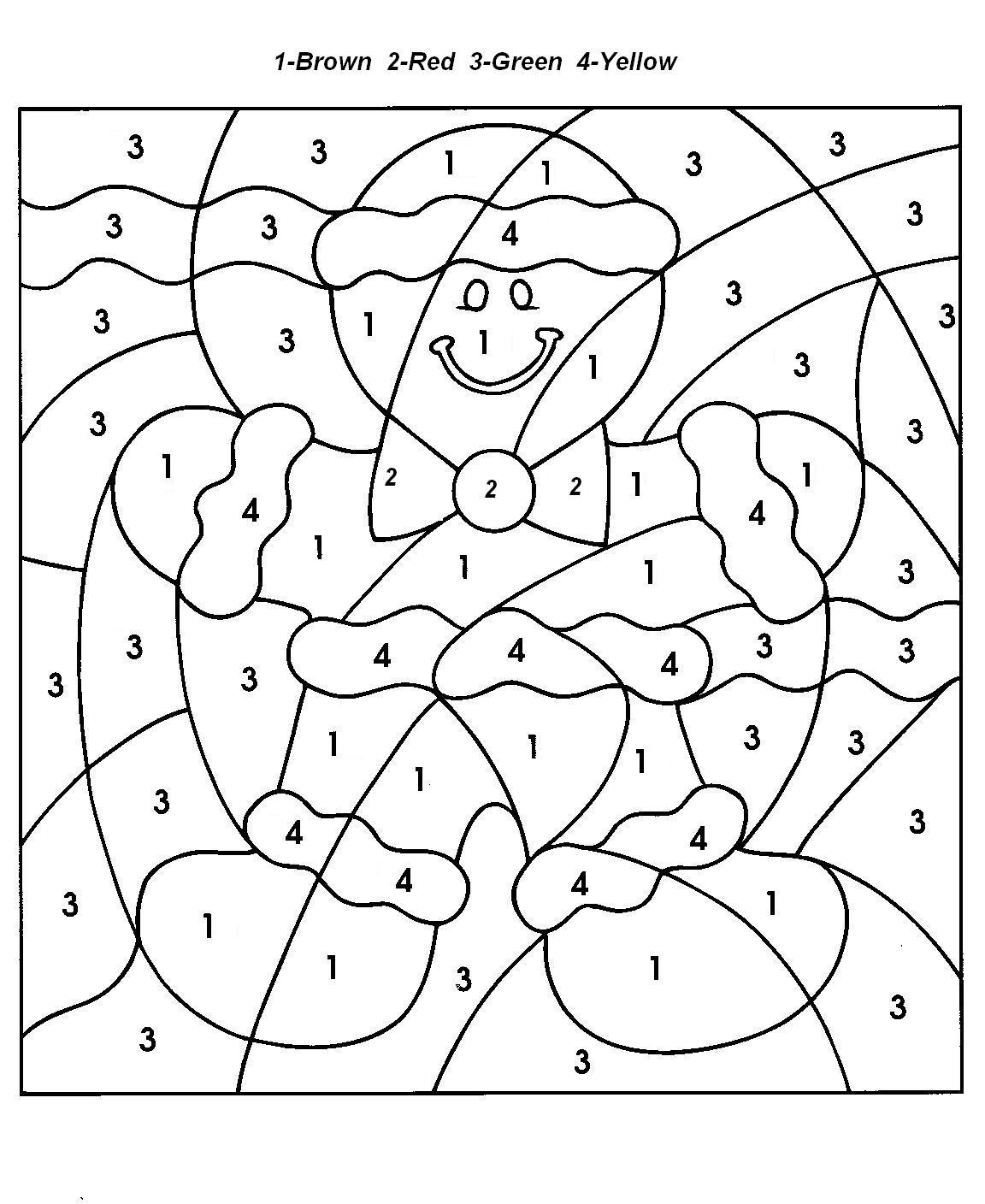 Coloriage d'un paysage naturel avec un cerf et des arbres