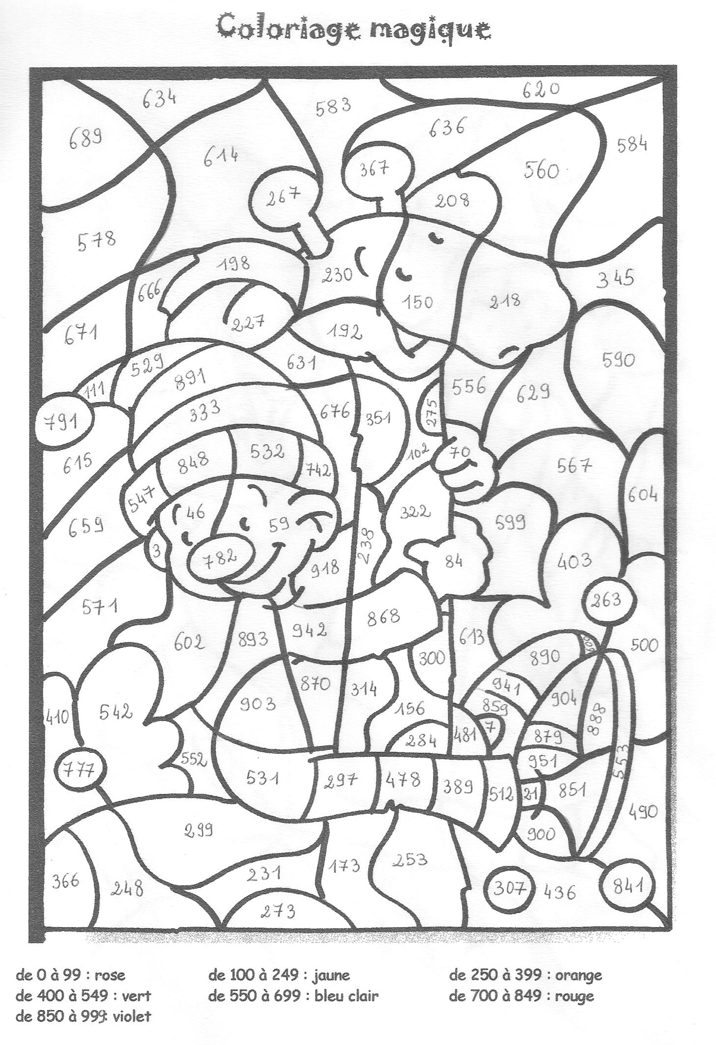 Coloriage par numéros d'un paysage de montagne avec un lac et des arbres