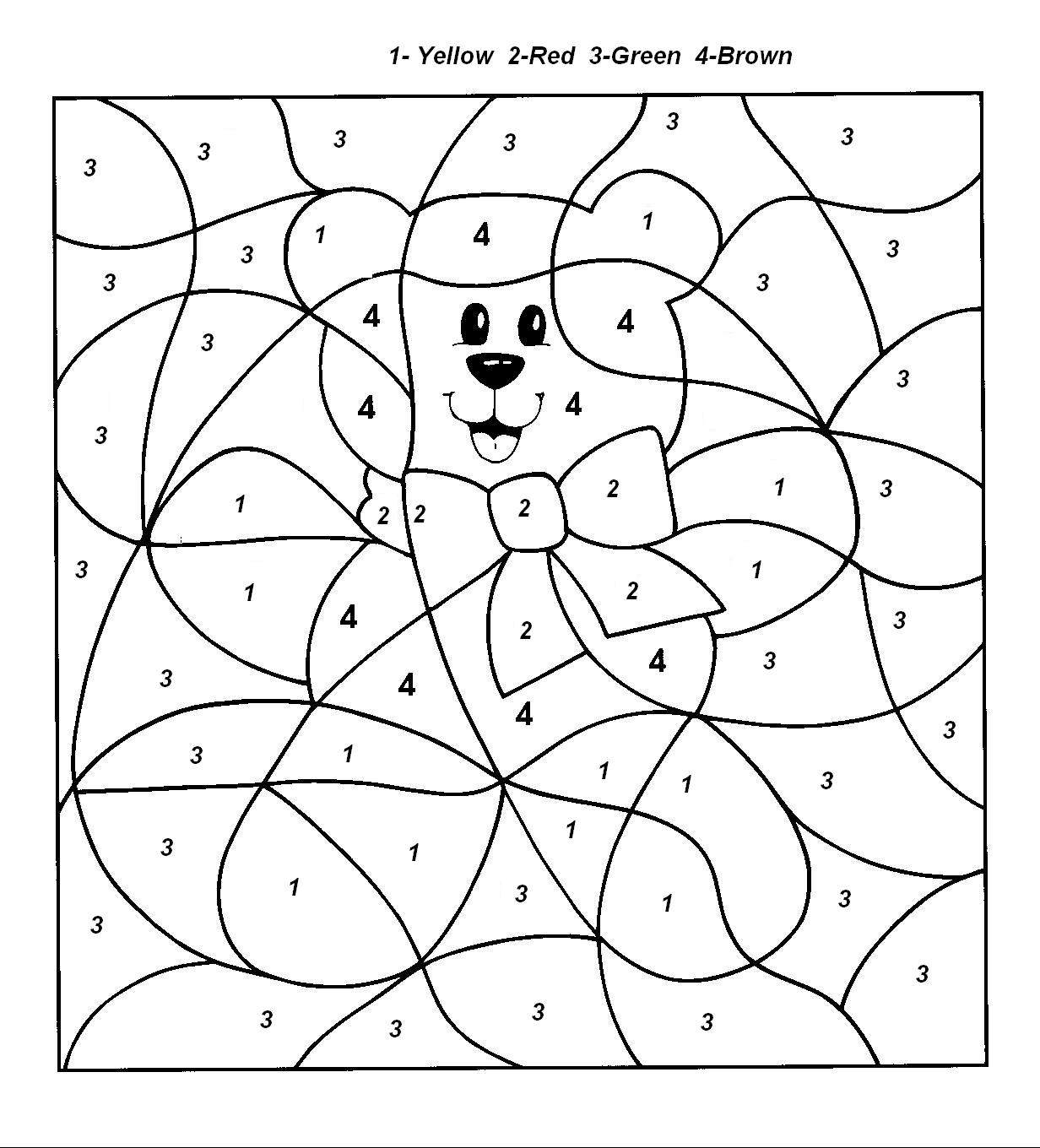 Coloriage d'un paysage de montagne avec un lac en miroir