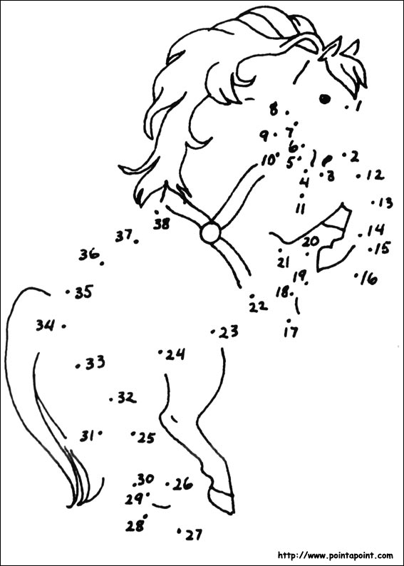 Coloriage de points à relier représentant un animal mignon dans un environnement naturel