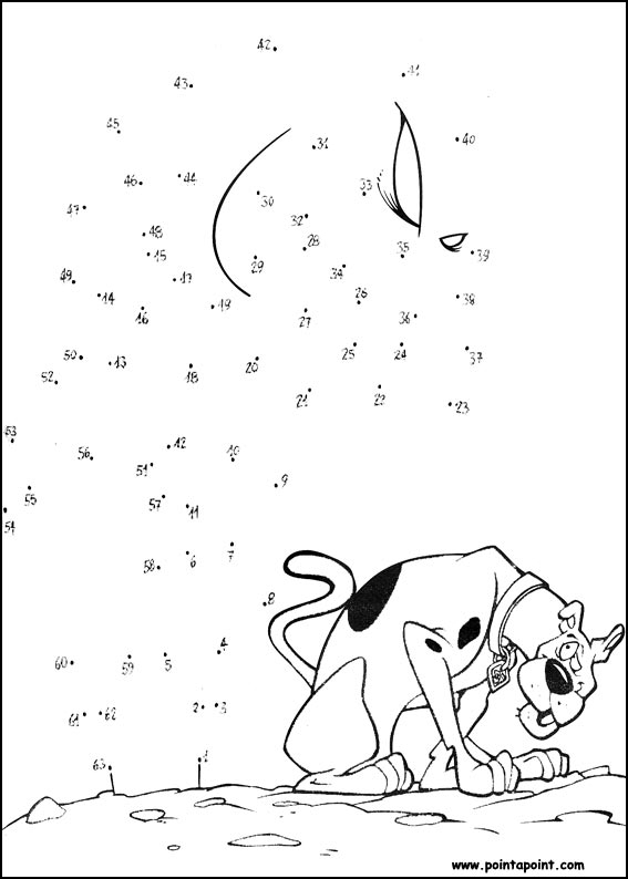 Coloriage point à point d'un chat joyeux entouré de fleurs