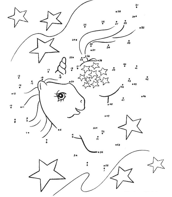 Coloriage point à point d'un paysage naturel avec animaux
