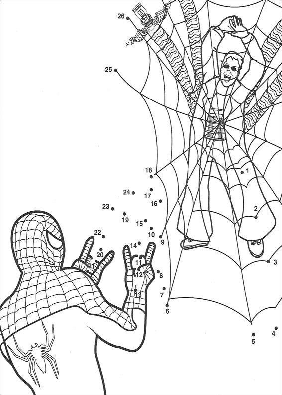 Un coloriage de points à relier représentant un animal dans son environnement naturel