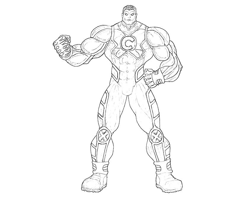 Colossus en pleine action dans un décor apocalyptique