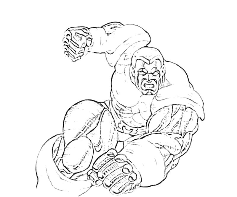 Colossus dans une pose héroïque au milieu d'une ville futuriste