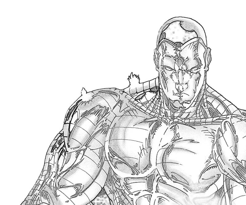 Colossus en pleine action dans un décor urbain
