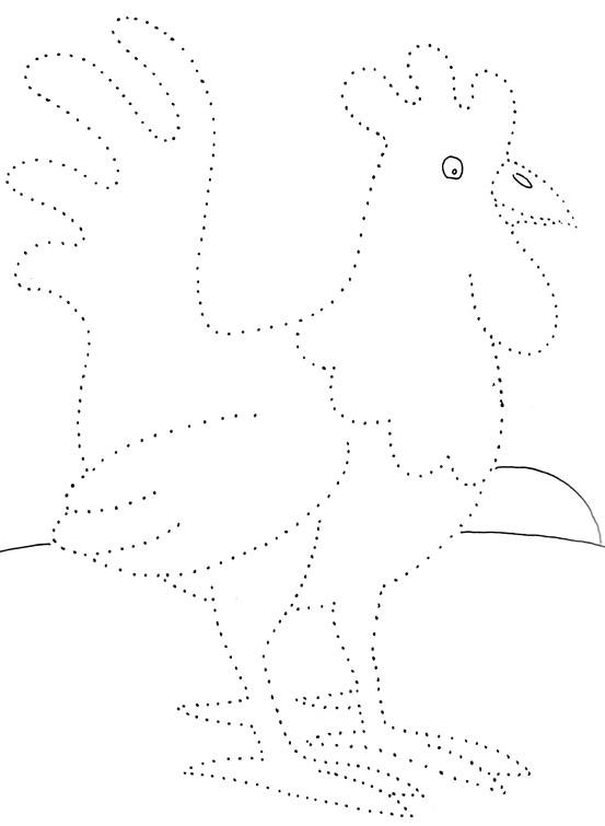 Un coq coloré se pavanant dans un décor pastoral