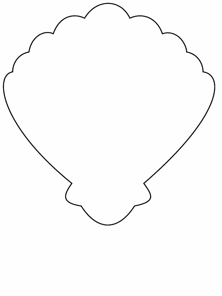 Coloriage d'un coquillage sur un fond texturé