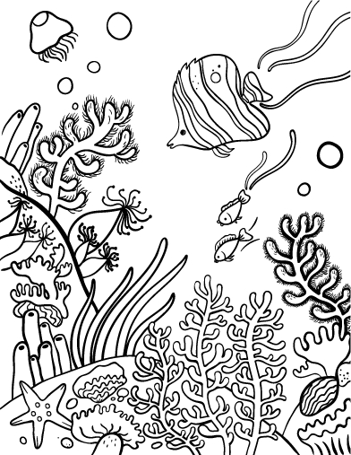 Coloriage Corail #32497 à imprimer Coloriage Corail #32497 à imprimer