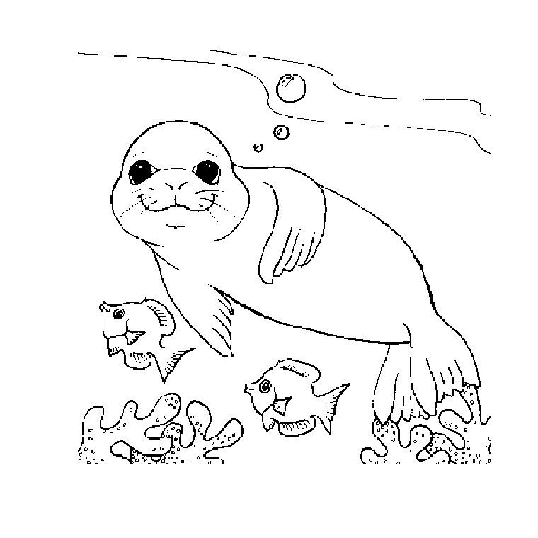 Coloriage d'un corail avec des détails marins Coloriage d'un corail avec des détails marins