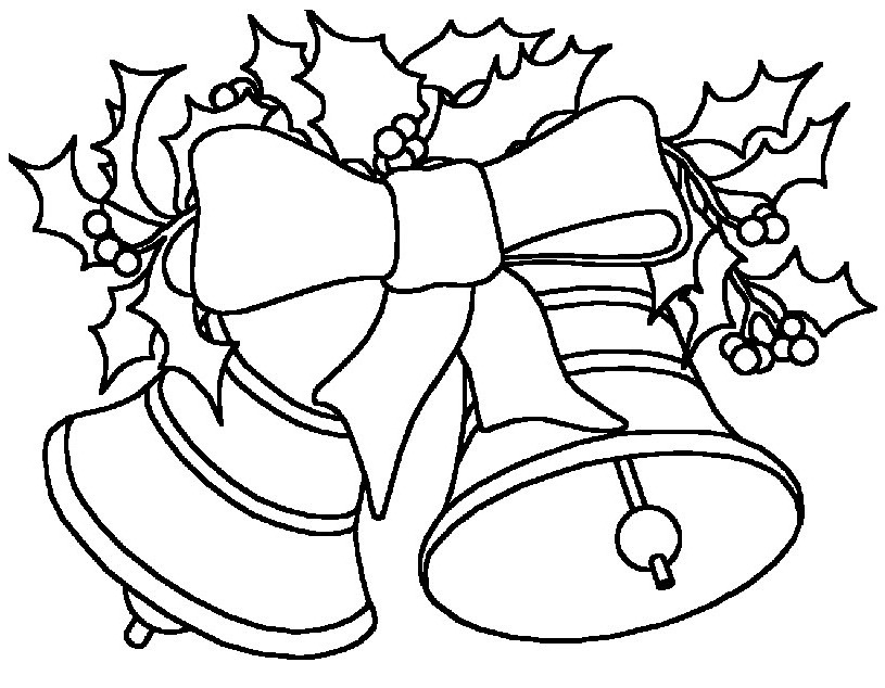 Coloriage d'une couronne de Noël ornée de décorations festives