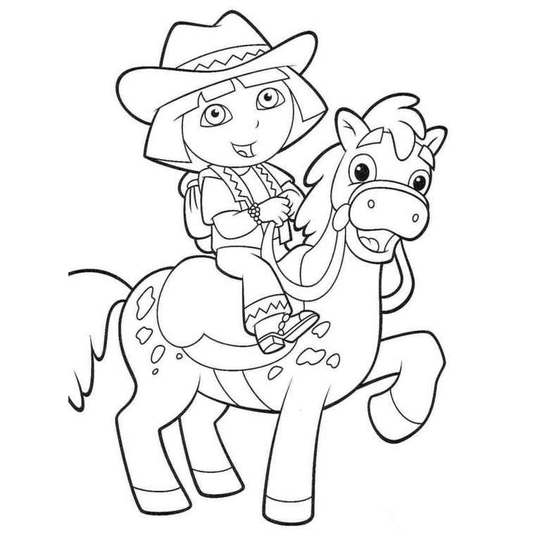 Un cowboy en action sur fond de désert
