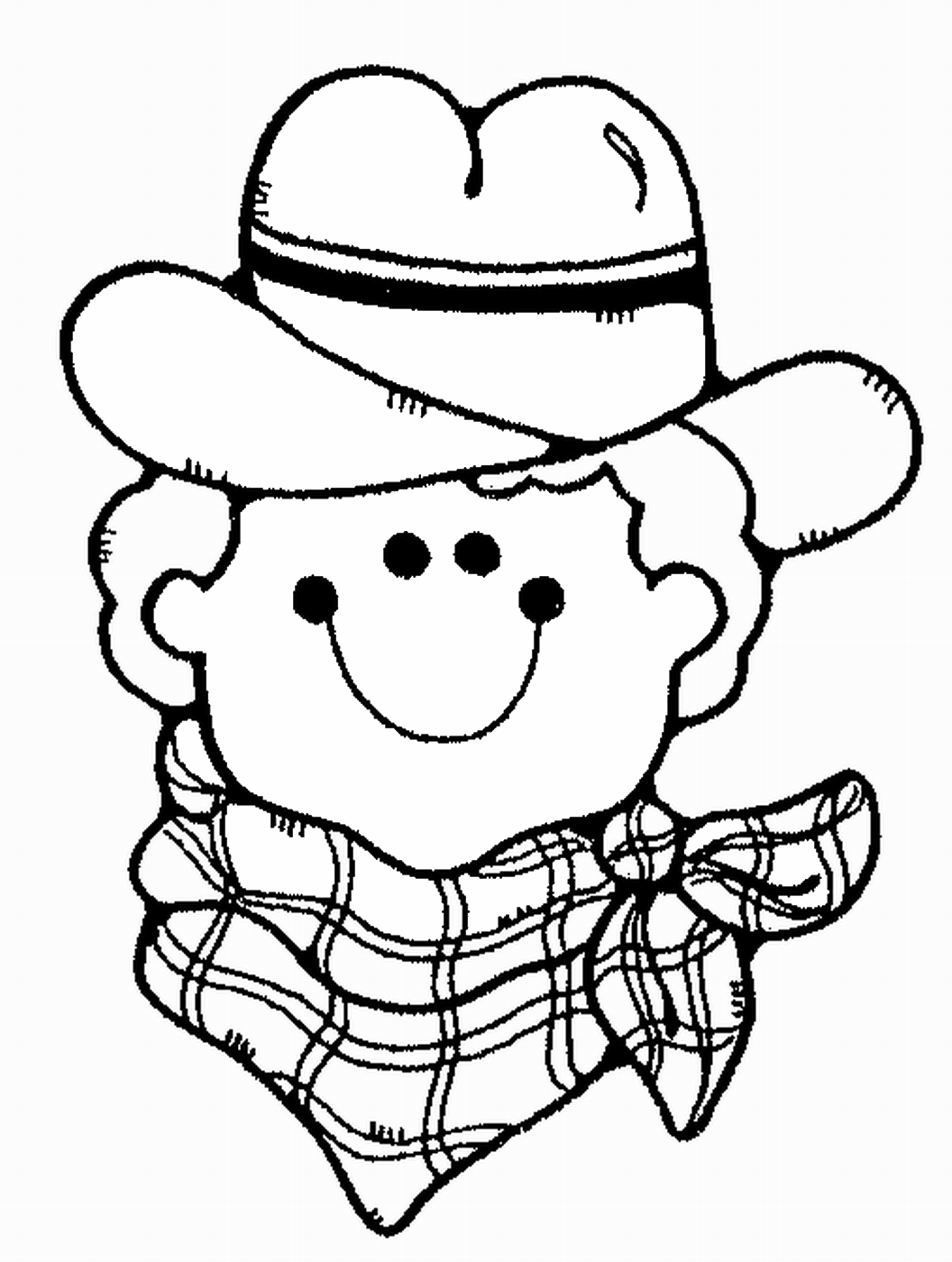Un cowboy sur son cheval dans un paysage de western Un cowboy sur son cheval dans un paysage de western