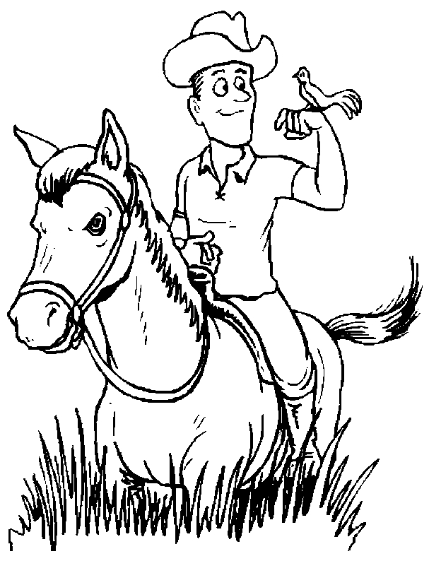 Un cowboy en pleine action dans le désert