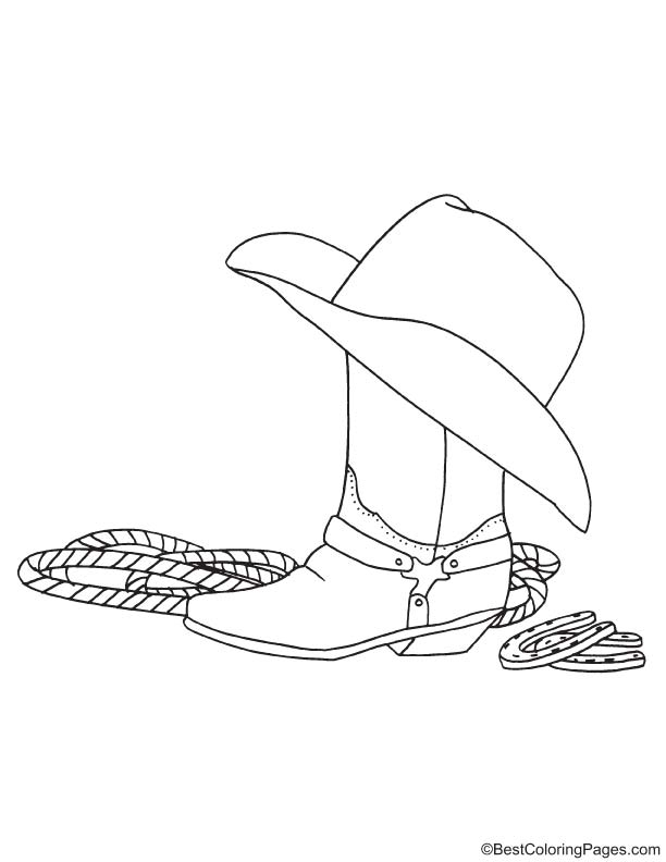 Un cowboy au repos dans un décor de prairie