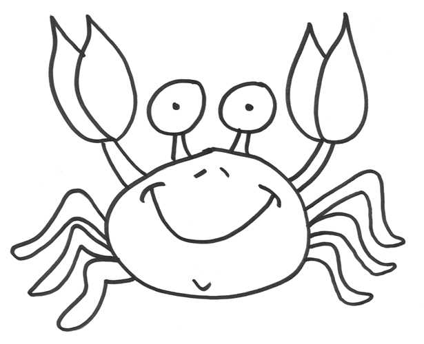 Un crabe se promenant sur le sable de la plage
