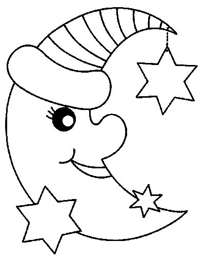 Coloriage Croissant de Lune #32561 à imprimer Coloriage Croissant de Lune #32561 à imprimer