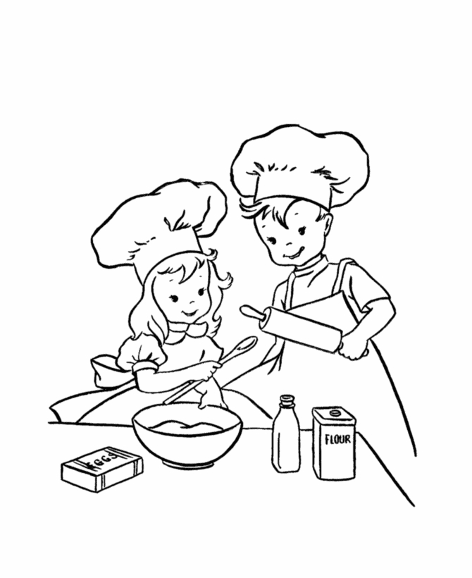 Un cuisinier et une cuisinière en pleine préparation culinaire