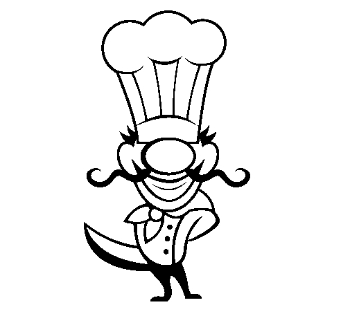 Un cuisinier et une cuisinière préparant un repas dans une cuisine animée