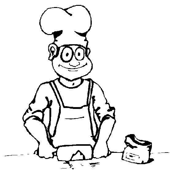 Un cuisinier et une cuisinière préparant un plat dans une cuisine animée
