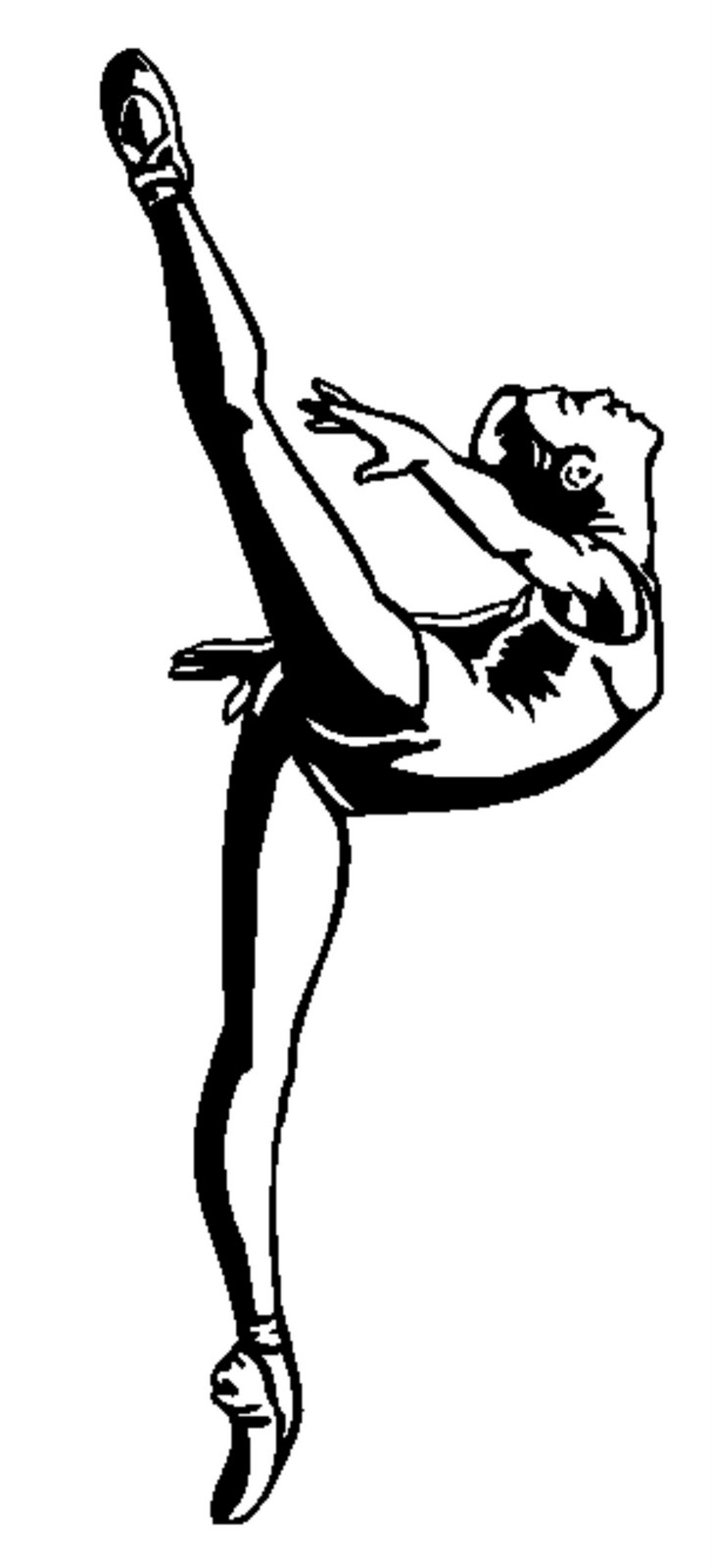 Danseur et danseuse en pleine performance artistique
