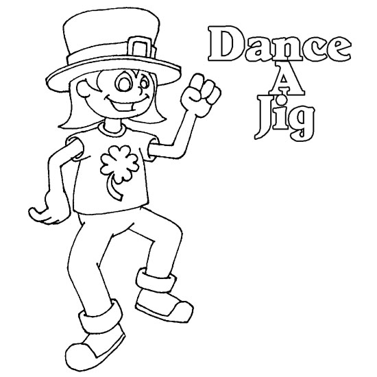 Coloriage d'un danseur et d'une danseuse en pleine performance