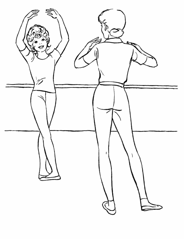 Danseur et danseuse en pleine performance artistique