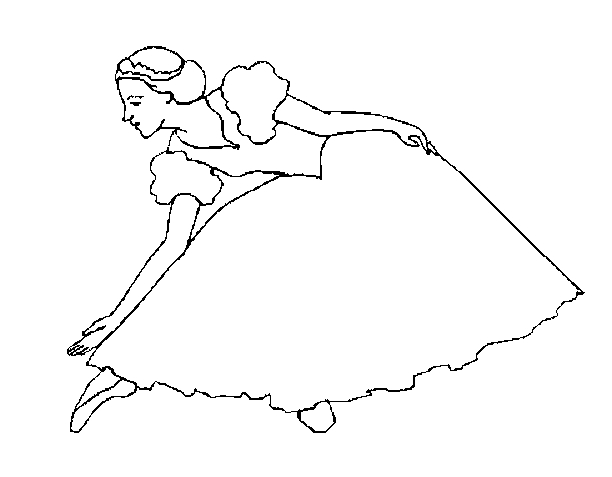 Danseur et danseuse en pleine performance artistique