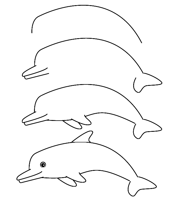 Un dauphin sautant joyeusement au-dessus des vagues