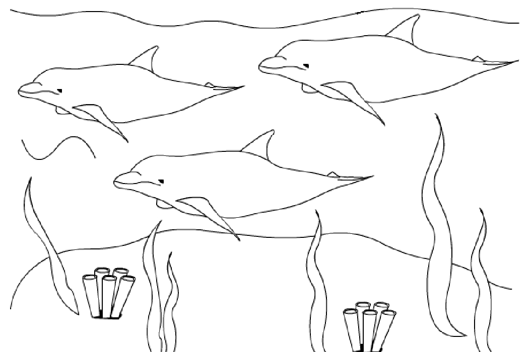 Un dauphin jouant sous l'eau avec des vagues en arrière-plan