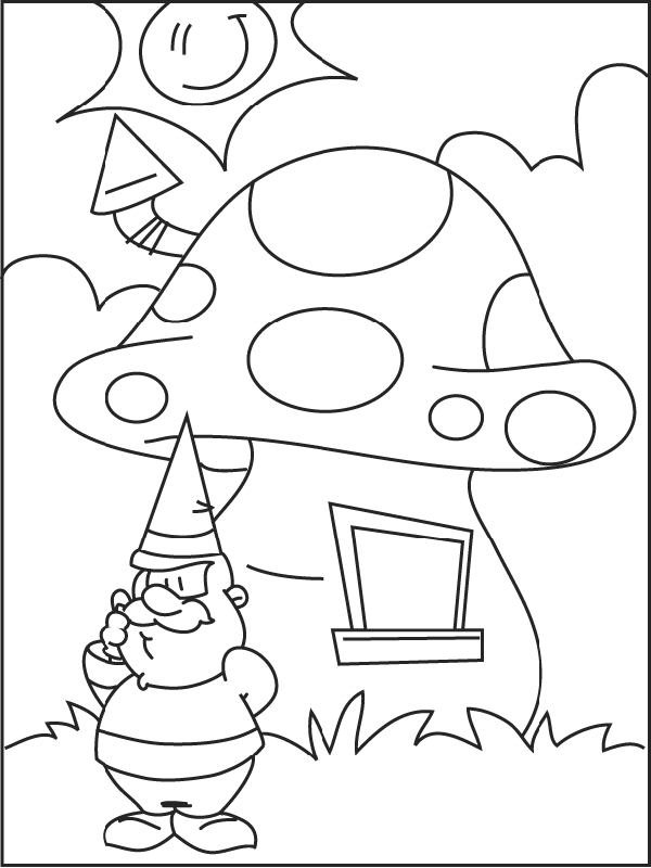 David le Gnome en pleine aventure dans la forêt