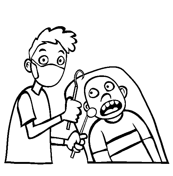 Un dentiste examine les dents d'un enfant dans son cabinet