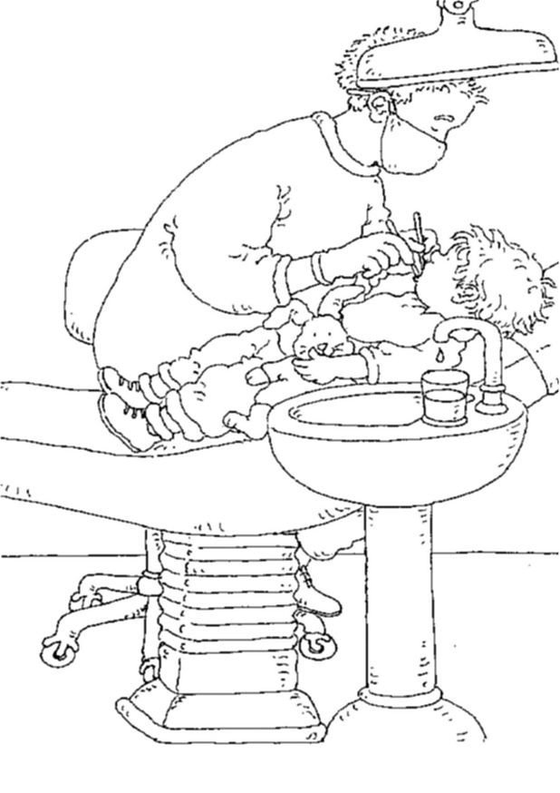 Un dentiste examine un enfant dans un cabinet dentaire