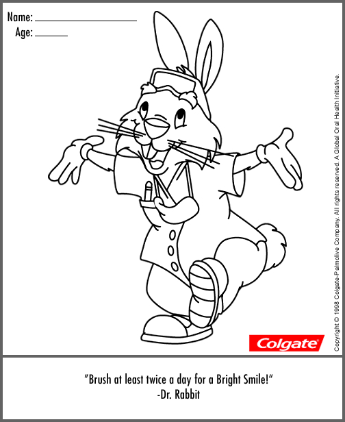 Coloriage d'un dentiste avec ses outils dans le cabinet dentaire