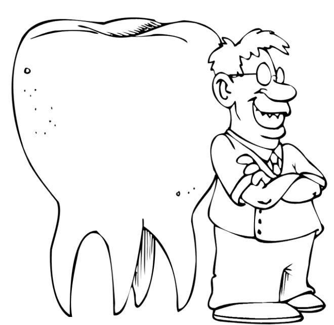 Scène de dentiste avec un patient et des outils dentaires