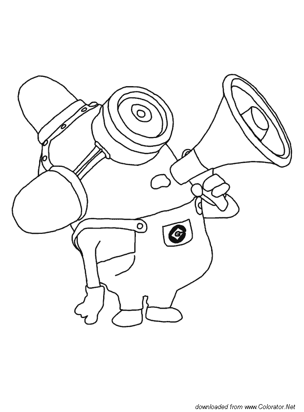 Personnage de "Détestable Moi" en pleine aventure